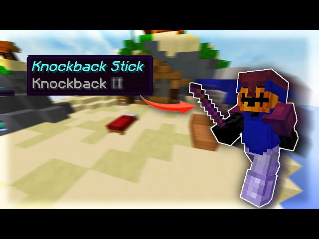 abusing knockback stick in bedwar cause why not