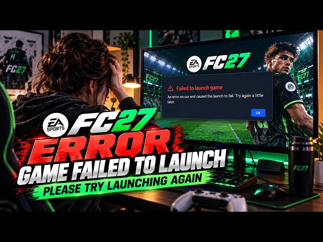 EA FC 27 “Game Failed To Launch” Error? Here’s the FIX!