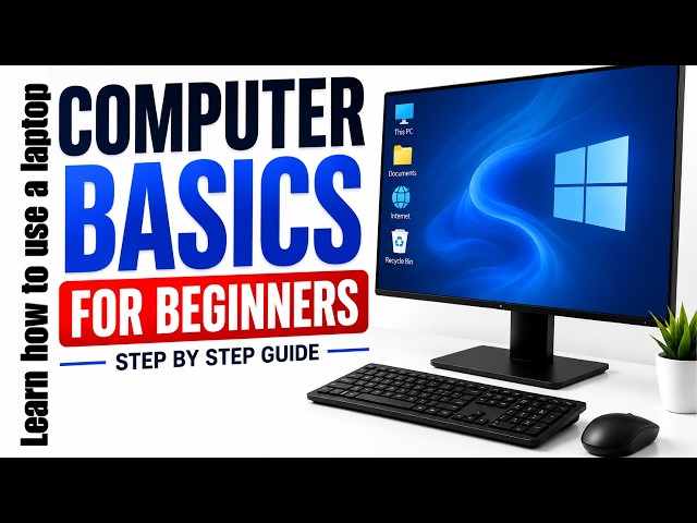 Basic Computer Skills 2026 | How to use Computer | Computer Class