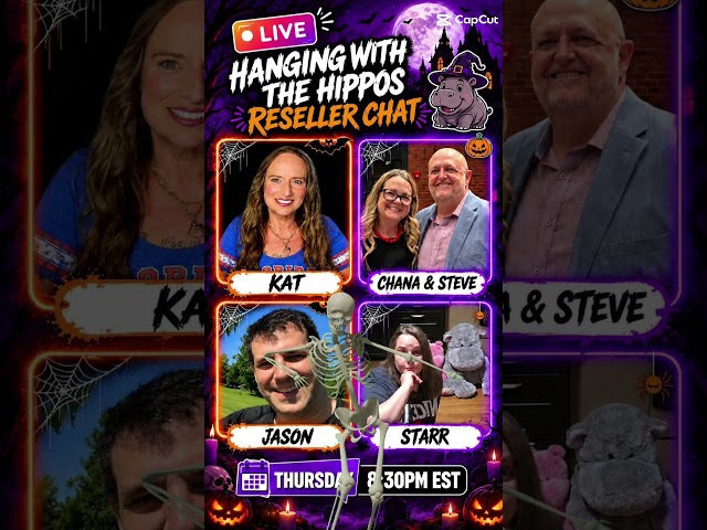 Join and my friends LIVE Tonight at 8:30pm. #resellers #resellercommunity  #flippinhippos