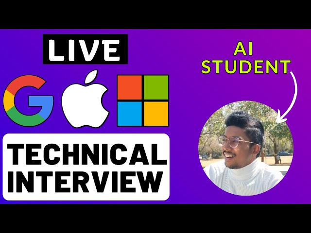 Mock Technical Interview | AI Specialist CS Student