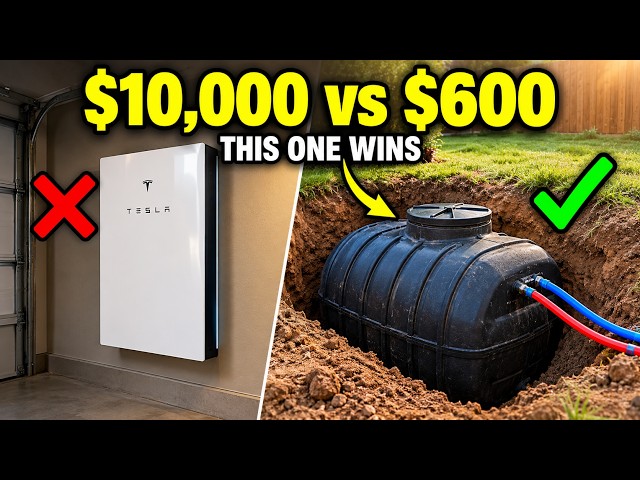 The $600 Tank That Beats a $10,000 Powerwall