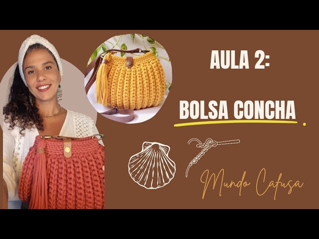COME LEARN the Cafusa Shell Bag made with crochet!! @cafusa.modaconsciente