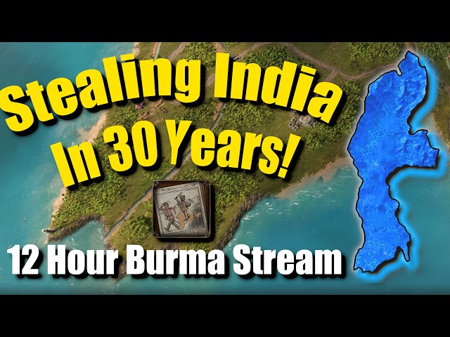 Burma's EASIEST Strategy Guarantees India's Conquest in Victoria 3 - (LIVE)
