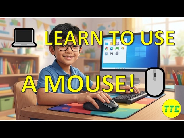 Learn to Use a Mouse for Kids | Click, Right Click, Scroll & Drag