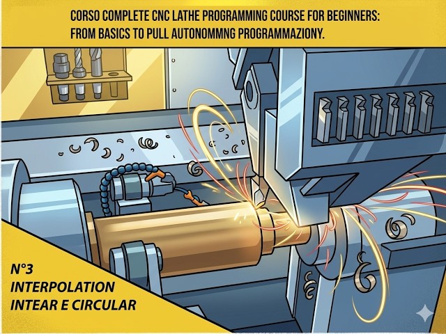 No 3 Complete CNC lathe programming tutorial for beginners Linear and circular interpolations