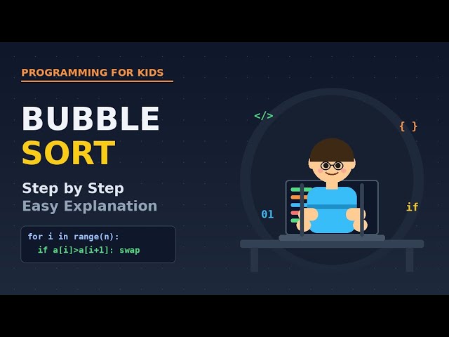 Bubble Sort Explained Step by Step | Bubble Sort Program | Sorting Algorithm for Beginners