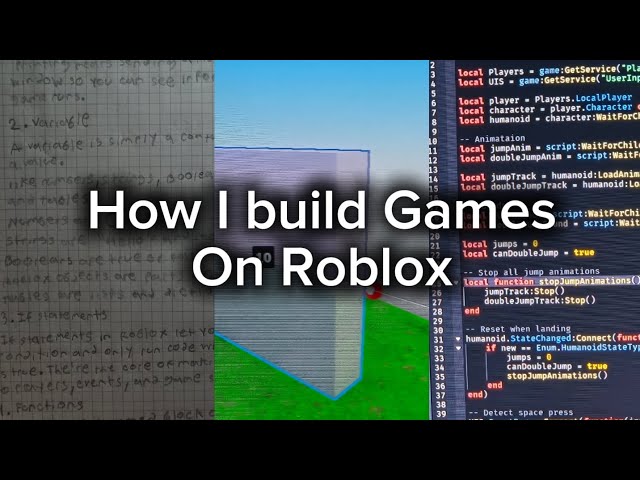 How I build Games On Roblox