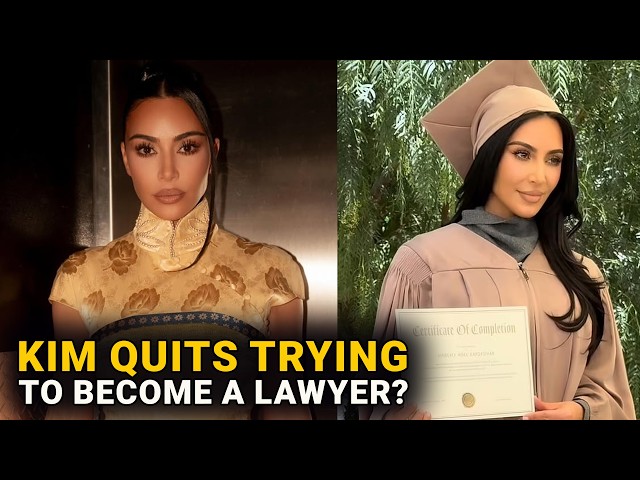Why Kim Kardashian is Giving Up Trying To Become a Lawyer!