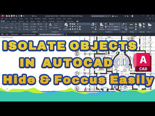 Isolate Objects In AutoCAD