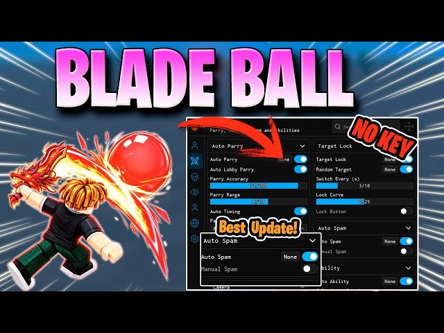 Blade Ball Script *NOKEY* AUTO PARRY, BEST AUTO SPAM, SKIN CHANGER & More!