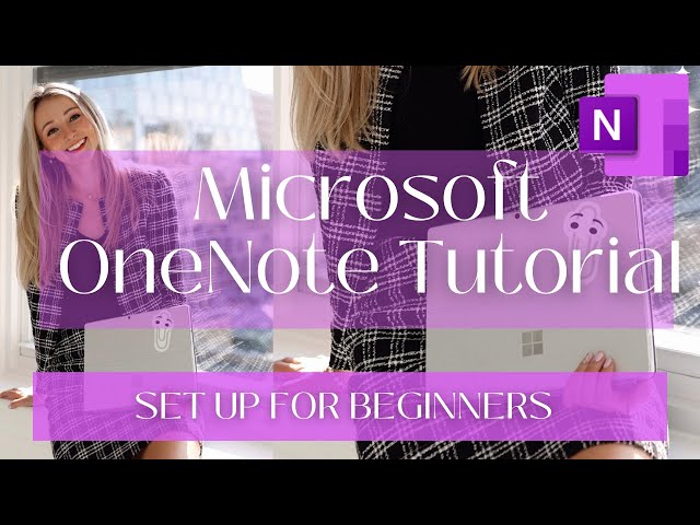 Microsoft OneNote for Beginners - How to Set Up for Work