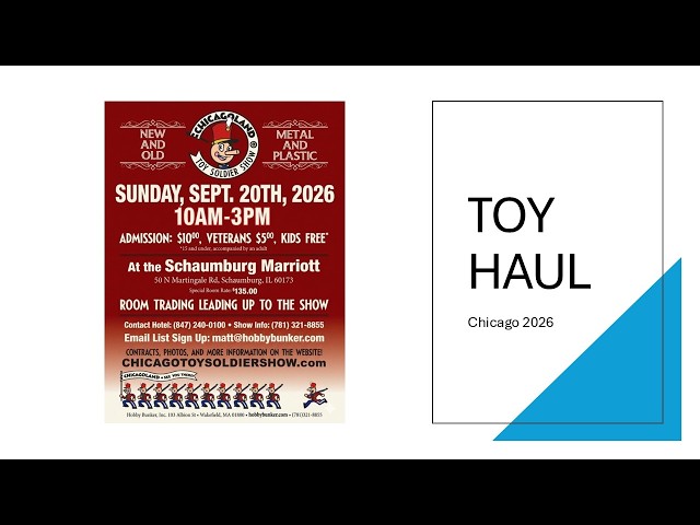 Chicagoland Toy Soldier Show BIG HAUL 2026