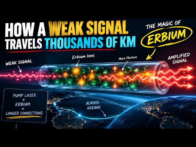 How does a tiny piece of glass carry your internet signal thousands of kilometers!