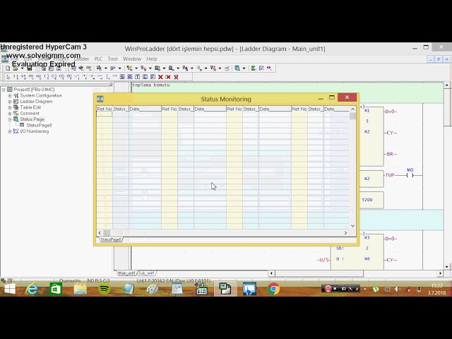 Plc winproladder dört işlem komutları