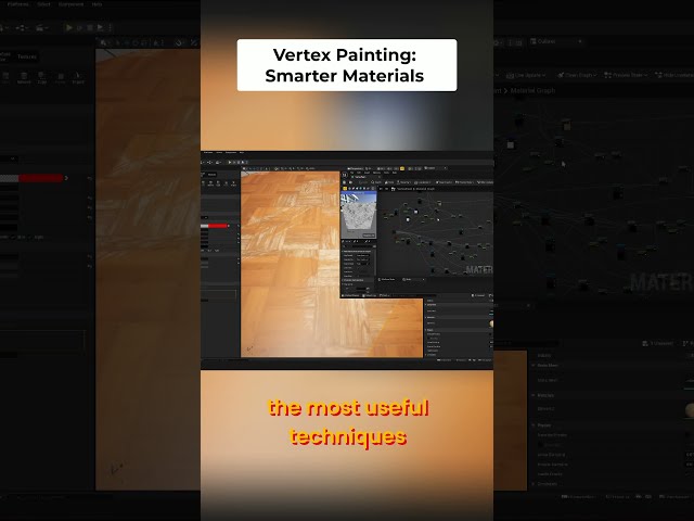 The REAL Power of Vertex Painting in UE5 #UE5 #VertexPaint #MaterialArt #Shaders #GameArt