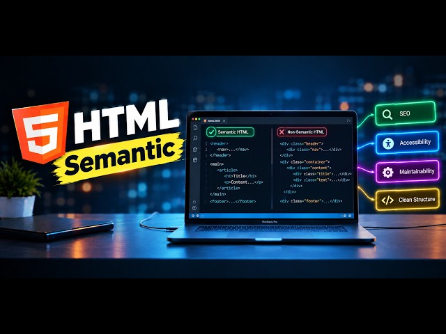 Semantic HTML | Why Your Page Structure Matters More Than You Think #html #coding #webdevelopment