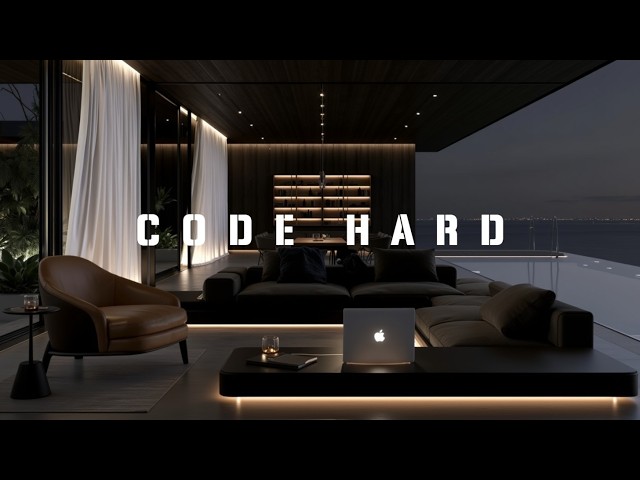 Tech work music | Dark luxury aesthetic coding playlist for senior software engineers