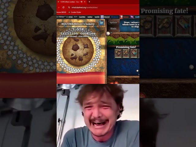 When you don't get a click frenzy in cookie clicker while using the grimoire #cookieclicker #memes