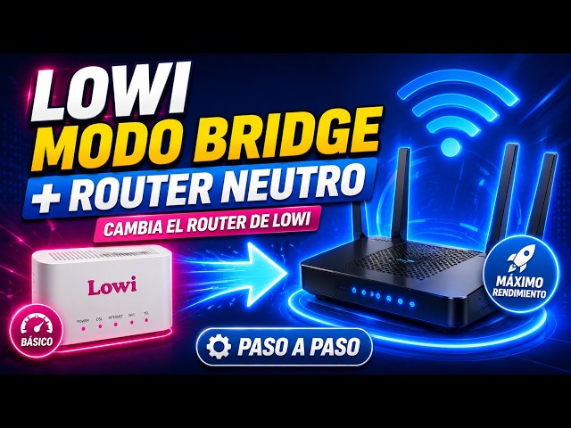 How to set Lowi router to Bridge mode + neutral router. #networking #lowi