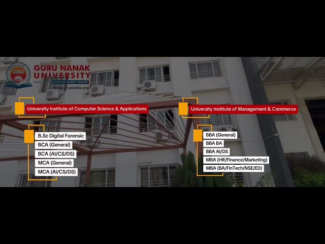 Admissions Open 2026 at Guru Nanak University, Hyderabad! #AdmissionsOpen #GuruNanakUniversity