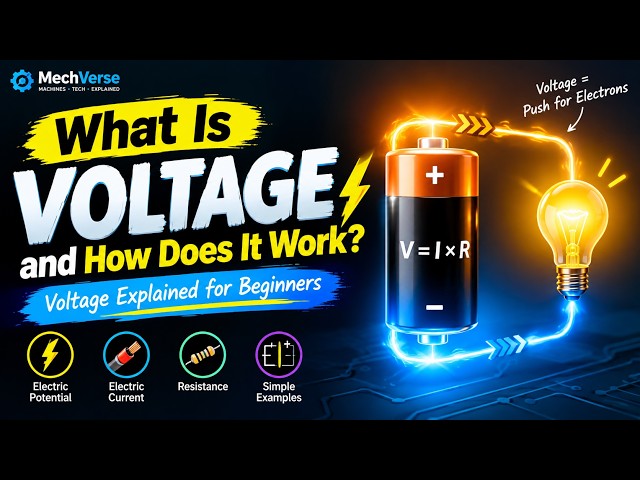 What Is Voltage and How Does It Work? ⚡ | Voltage Explained for Beginners