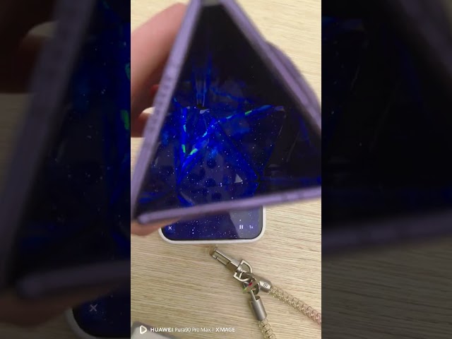 Use the tri-fold as a kaleidoscope to see the stars!  loading the stars into your phone  Hua...