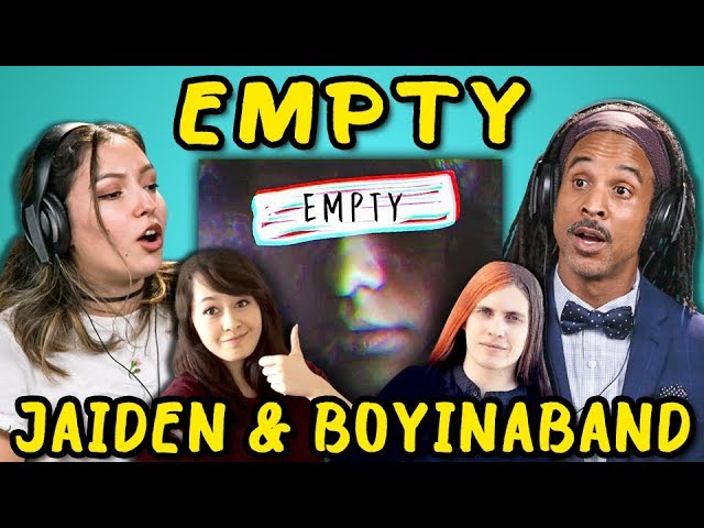 ADULTS REACT TO JAIDEN ANIMATIONS & BOYINABAND - EMPTY