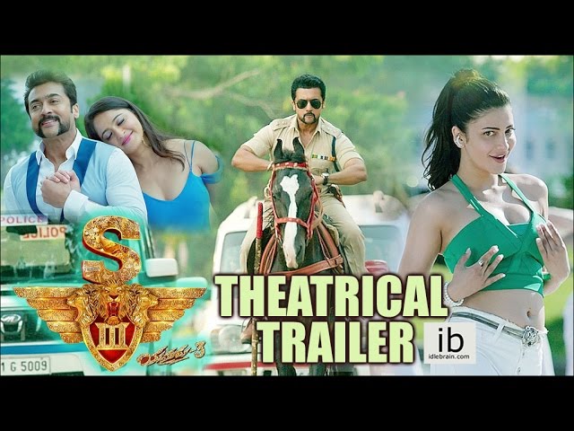S3 - Yamudu 3 new theatrical trailer | Suriya | Anushka Shetty | Shruti Haasan - idlebrain.com