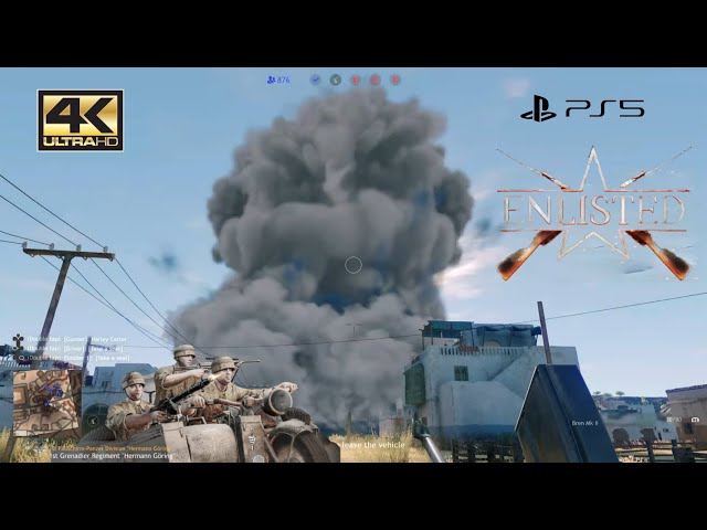 ENLISTED | BATTLE OF TUNISIA | FULL CBT | AL HAR (Invasion) | PS5 4K