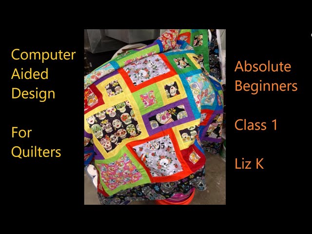 Quilters Computer Aided Design for absolute beginners: 1 simple edits