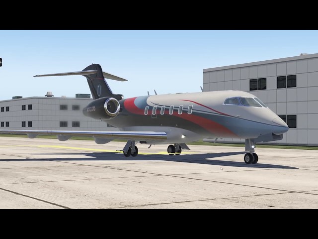 Bombardier Challenger 300- Flight from KMCO-KBDL [X-Plane 11]