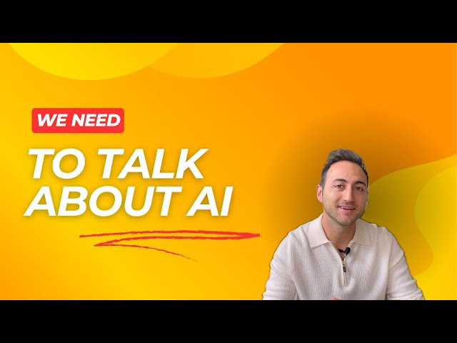 We need to talk about AI