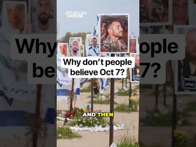 Israeli Oct 7 Survivors Saddened by World’s Response