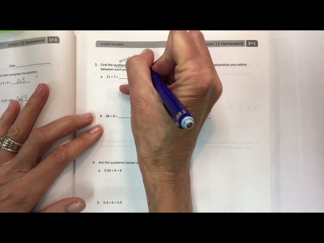 Eureka math grade 5 module 1 lesson 13 homework