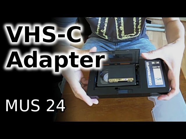 VHS-C Adapter (MUS 24)