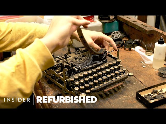 How A Rusty 1930s Royal Typewriter Is Professionally Restored | Refurbished | Insider