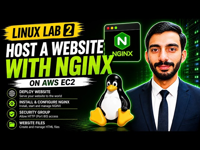 Host a Website on AWS EC2 with NGINX 🔥 | Linux DevOps Project