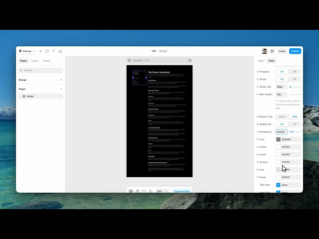 Automatic Table of Contents for Framer Blog Posts