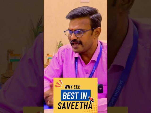 Why EEE Best in Saveetha PCB Lab Advanced Infrastrure TNEA 2025