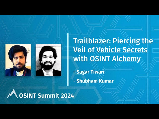 Trailblazer: Piercing the Veil of VehicleSecrets with OSINT Alchemy