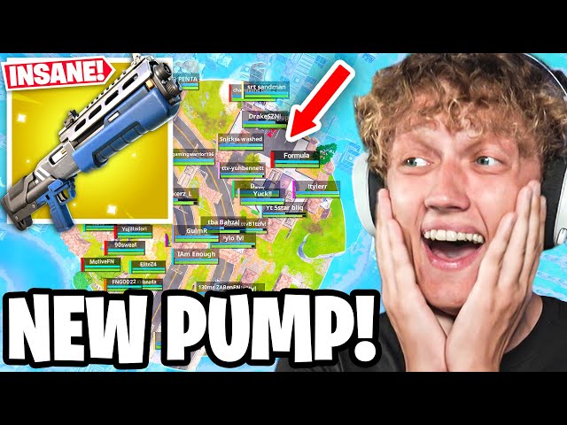 I Hosted a IRON PUMP Only Tournament In Chapter 7 Fortnite! (New Shotgun)
