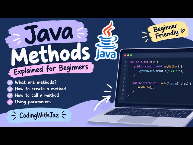 Java Methods Explained for Beginners | Java Tutorial #7