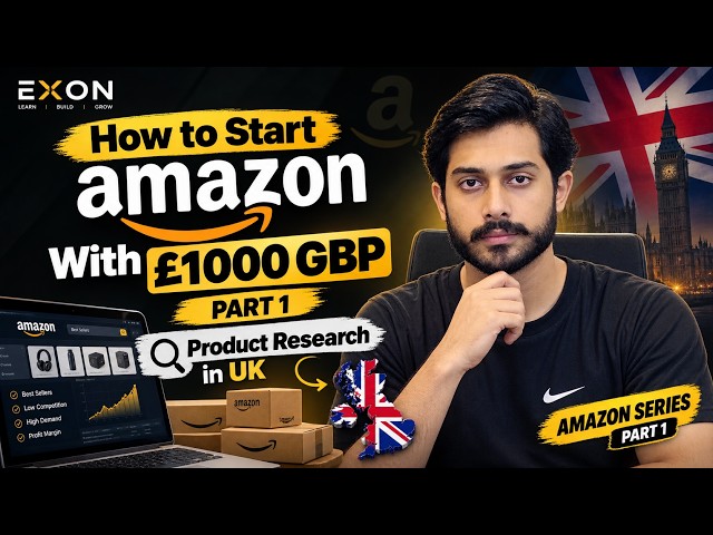 Amazon FBA UK for Beginners | How to Start with £1,000 + Product Research (Part 1)