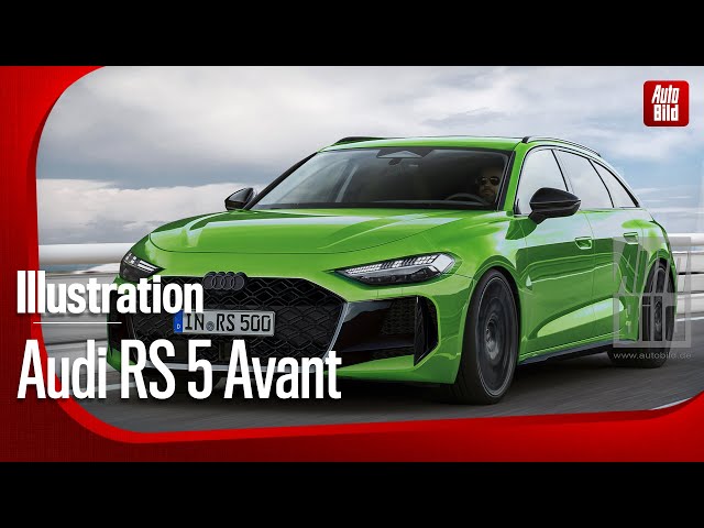 Audi RS 5 Avant | Illustration by Bernhard Reichel