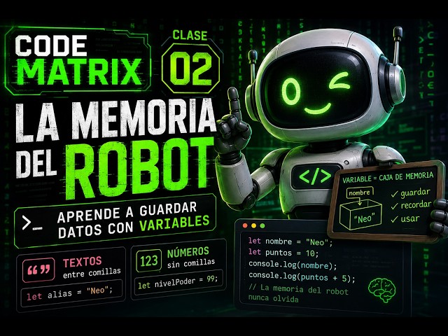La COMPUTADORA ya NO OLVIDA 🤯 Aprende VARIABLES en JavaScript Fácil