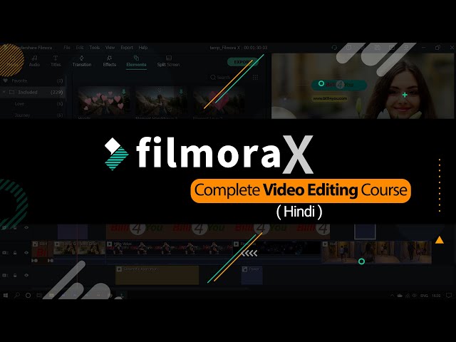 Filmora X Complete Video Editing Tutorial For Beginners | Filmora 10 | HINDI