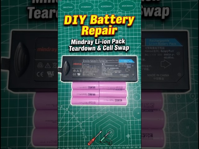 Fixing a $100+ Li-Ion Battery Pack for FREE! 🔋 #viral #shorts #lithiumbattery