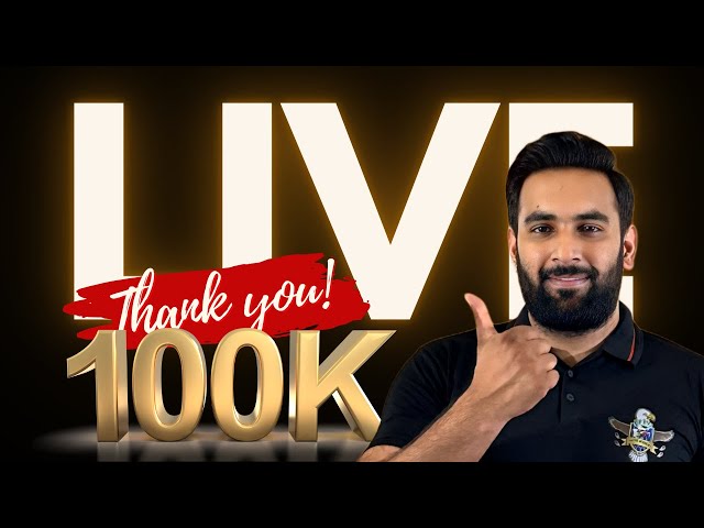 Youth Academy: 100k Subscribers: Live Session : Sir Usama