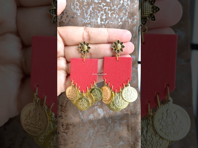 Handmade Earrings 🌷subscribe and stay tuned for jewellery making #earrings #ytshorts #shorts